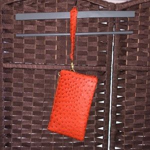 Orange Wrist/Shoulder Purse